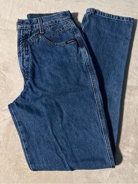 Women's Straight-Leg Jeans in Dark Blue by Rockies